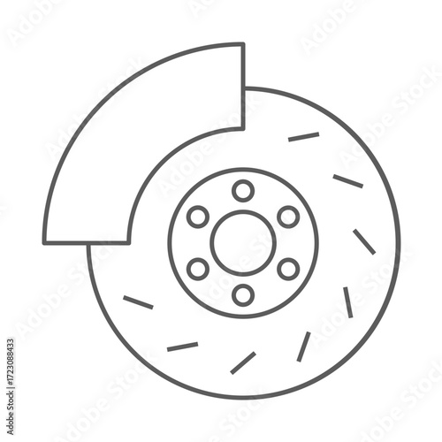 Brake Caliper icon design