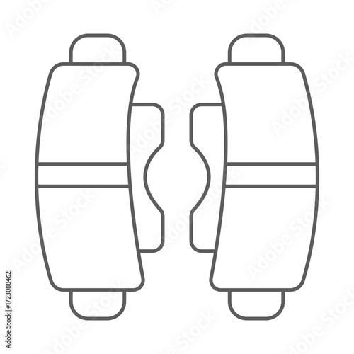 Brake Pads icon design