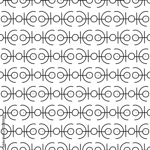 pattern, linear ornament of the first American settlers, Indians. repeating seamless texture from the symbolic designation of the sun, moon, and solar eclipse. Relief texture. American Indian symbols