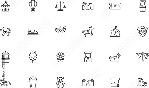 Amusement Icon Vector for Fun and Entertainment