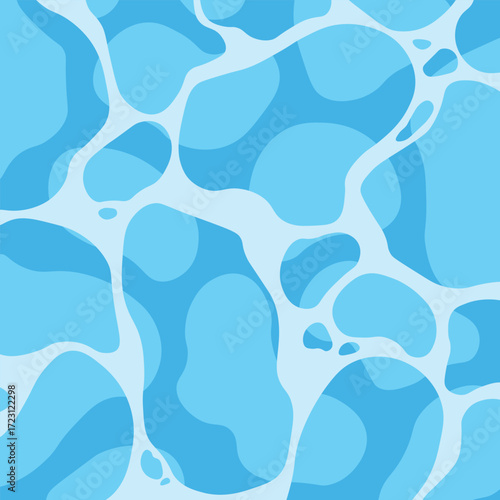 Sea pool ripped water texture background flat