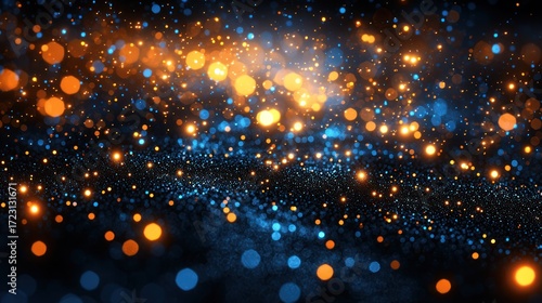 Abstract colorful bokeh background design