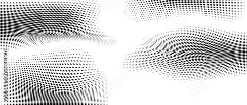 Grunge Halftone Noise Texture Background