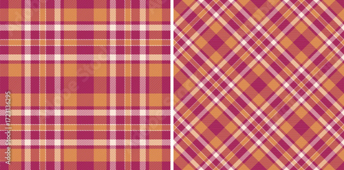 Texture tartan plaid of textile vector fabric with a pattern background check seamless. Set in summer colors for modern duvet covers in bedroom.