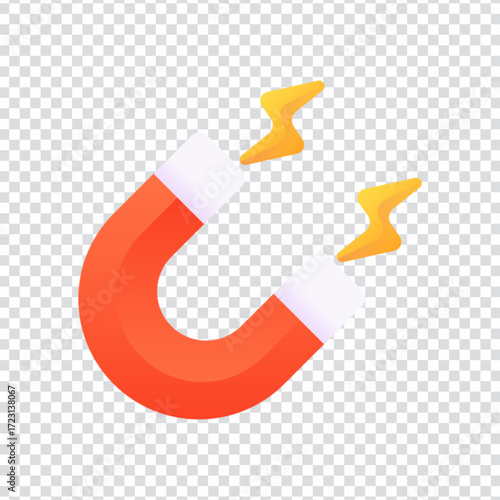 Magnet Attraction Icon Design