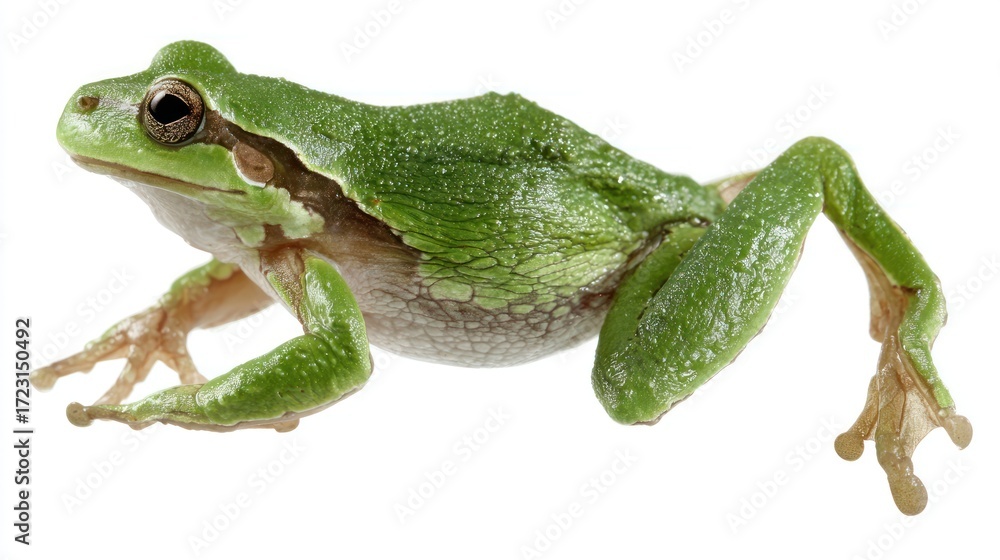 Obraz premium Green frog isolated