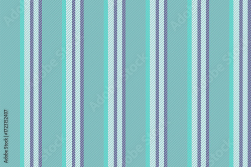 Trame vector background lines, turkish fabric stripe vertical. Sktoberfest textile seamless texture pattern in pastel and cyan colors.