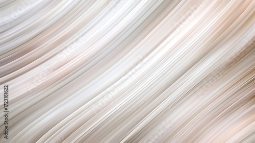 Abstract flowing lines in soft cream and beige tones creating a serene and elegant background for various design projects
