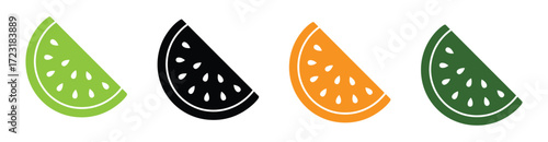 lemon slice citrus fruit flat icon lemon vector art silhouette