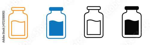 Jar icon symbol shape. vector symbols