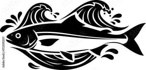 A fish with a big smile on its face high quality stock photo background perfect for creative commercial and editorial use.