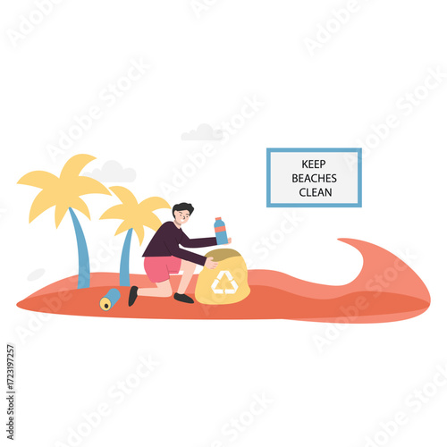 Clean Environment  Vector Illustration Which can easily edit or modify