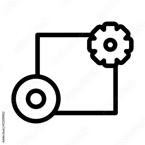 workflow line icon