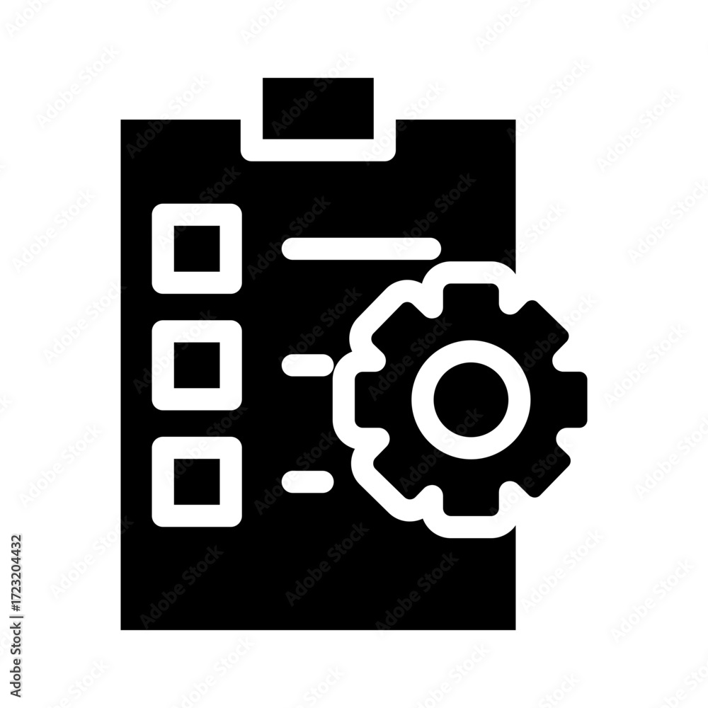 project management glyph icon project management glyph icon