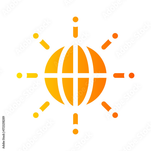 networking gradient icon