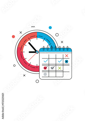 Effective time management and task planning for increased productivity.