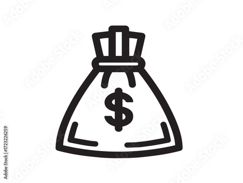 Wealth building habit vector illustration with luxury business symbolism