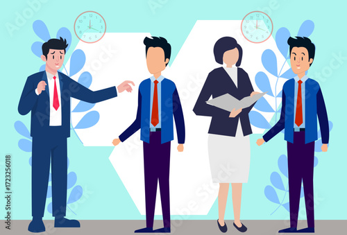 Bar Association Concept Illustration Vector Style