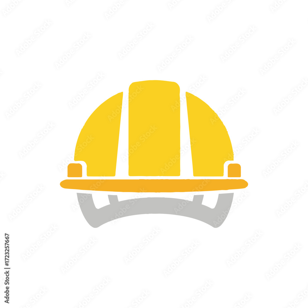 Fototapeta premium construction helmet on white background