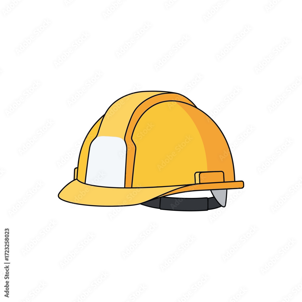 Fototapeta premium construction helmet on white background