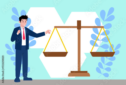 Countersuit Concept Illustration Vector Style