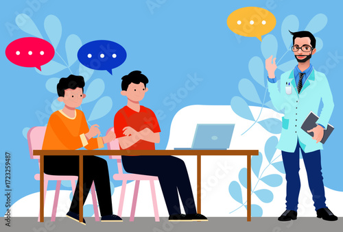 Expert Advice Concept Illustration Vector Style