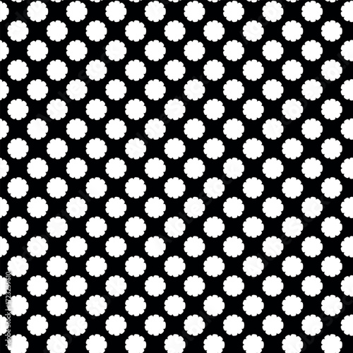 Black and white background, vector texture with circles. Splash effect banner. Dotted abstract illustration with drops of rain. Seamless pattern for fabric, textile.