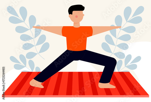 Mat Concept Illustration Vector Style
