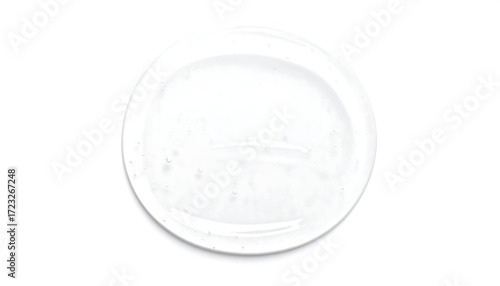 Empty oval plate with residue