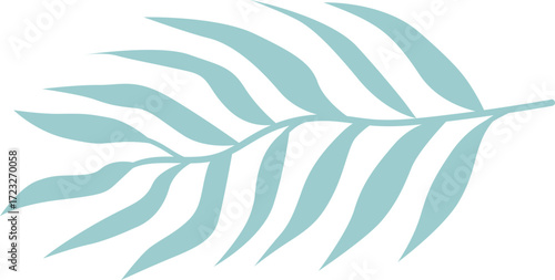 Abstract palm frond illustration
