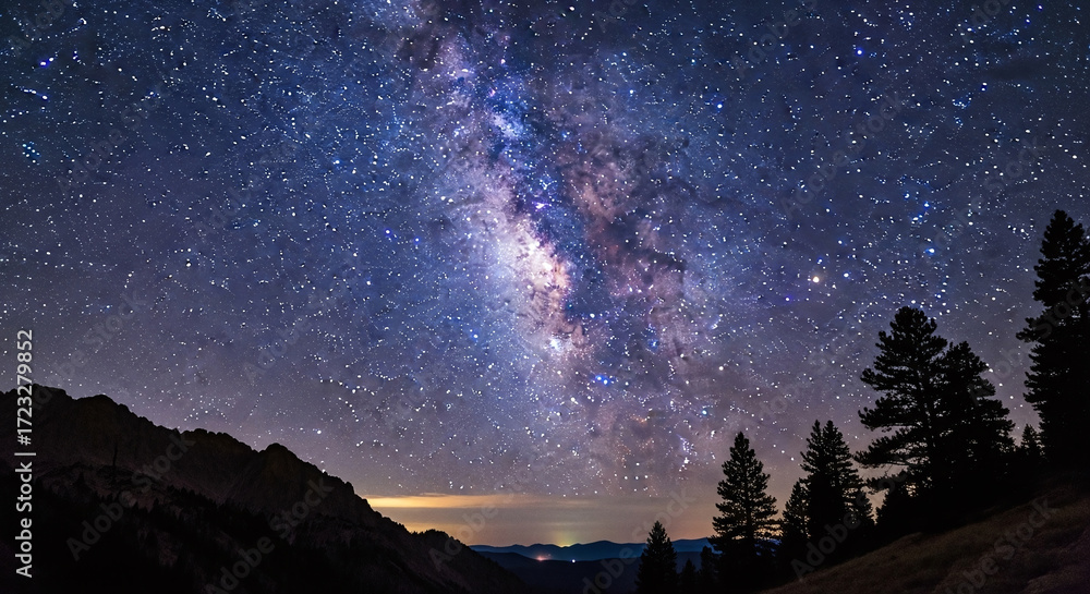 Fototapeta premium sunrise over the mountains