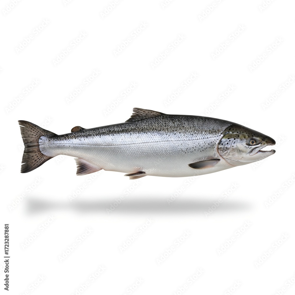Obraz premium fish on white background
