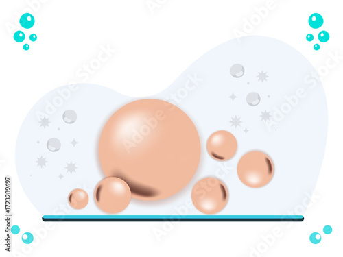 Pearl Concept Illustration Vector Style