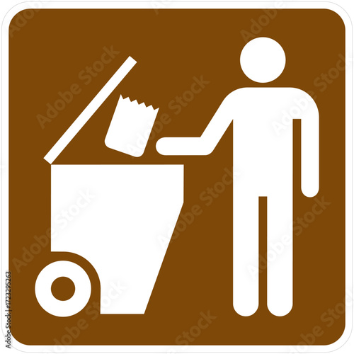 Trash Dumpster, Current Edition of the Manual on Uniform Traffic Control Devices for Streets and Highways.