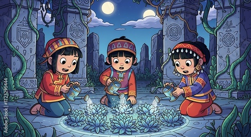 Kids Garden Lotus.