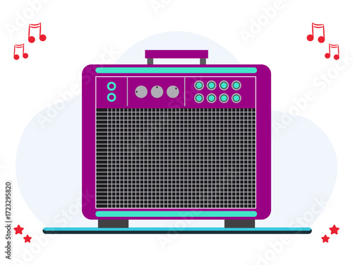 Amplifier Concept Illustration Vector Style