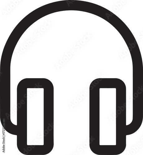 Headphones isolated on white background
