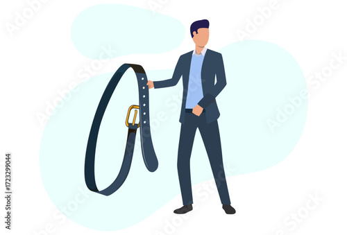 Belt Concept Illustration Vector Style