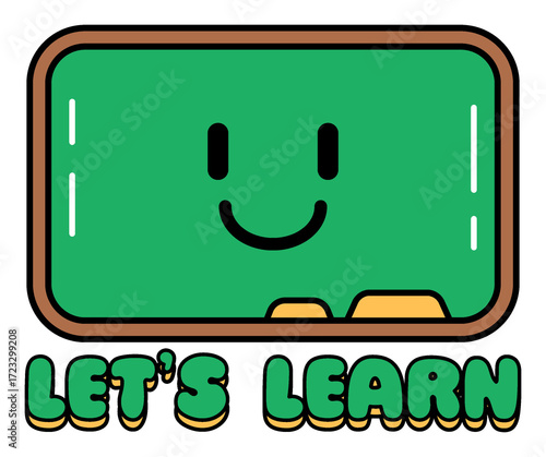 Cute School Chalkboard Sticker
