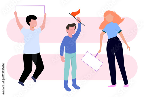 Supporter Concept Illustration Vector Style