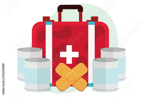 First Aid Concept Illustration Vector Style