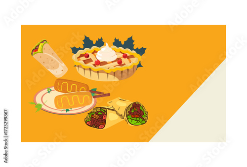 Dining Coupons Concept Illustration Vector Style