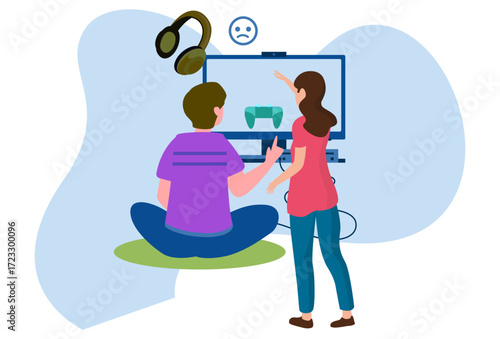 Cheater Concept Illustration Vector Style