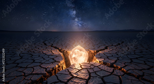 stone on cracked planet