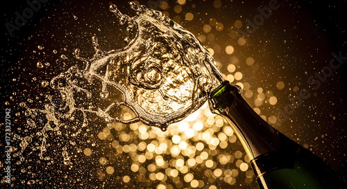 bottle of champagne