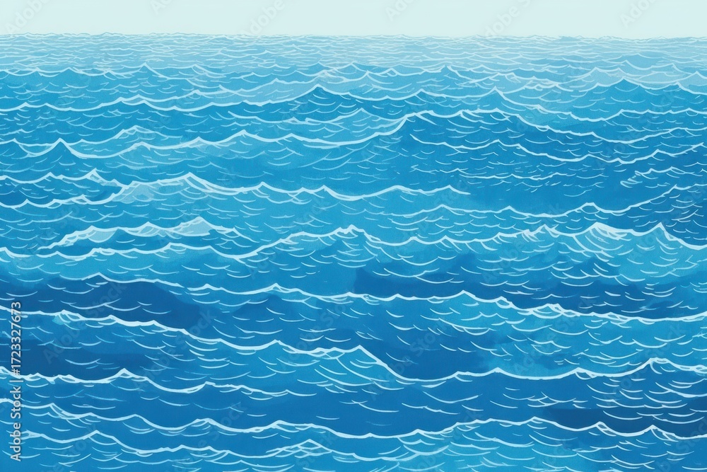 Fototapeta premium Blue sea backgrounds outdoors nature.
