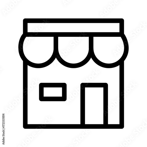 bakery shop line icon