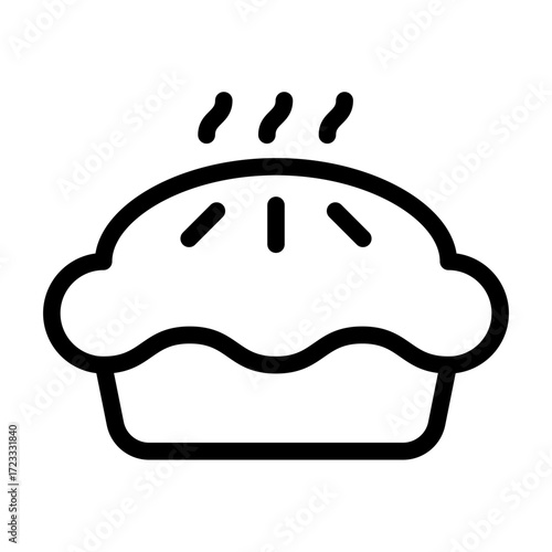 pie line icon
