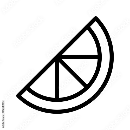 lemon line icon