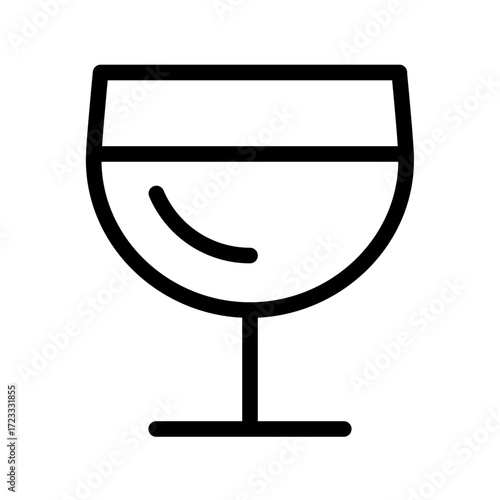glass line icon